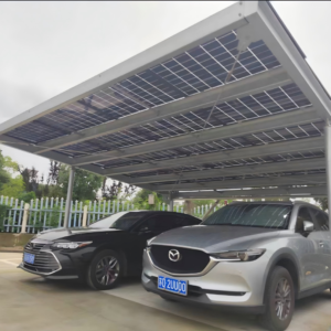 Lightweight Photovoltaic Double Carport